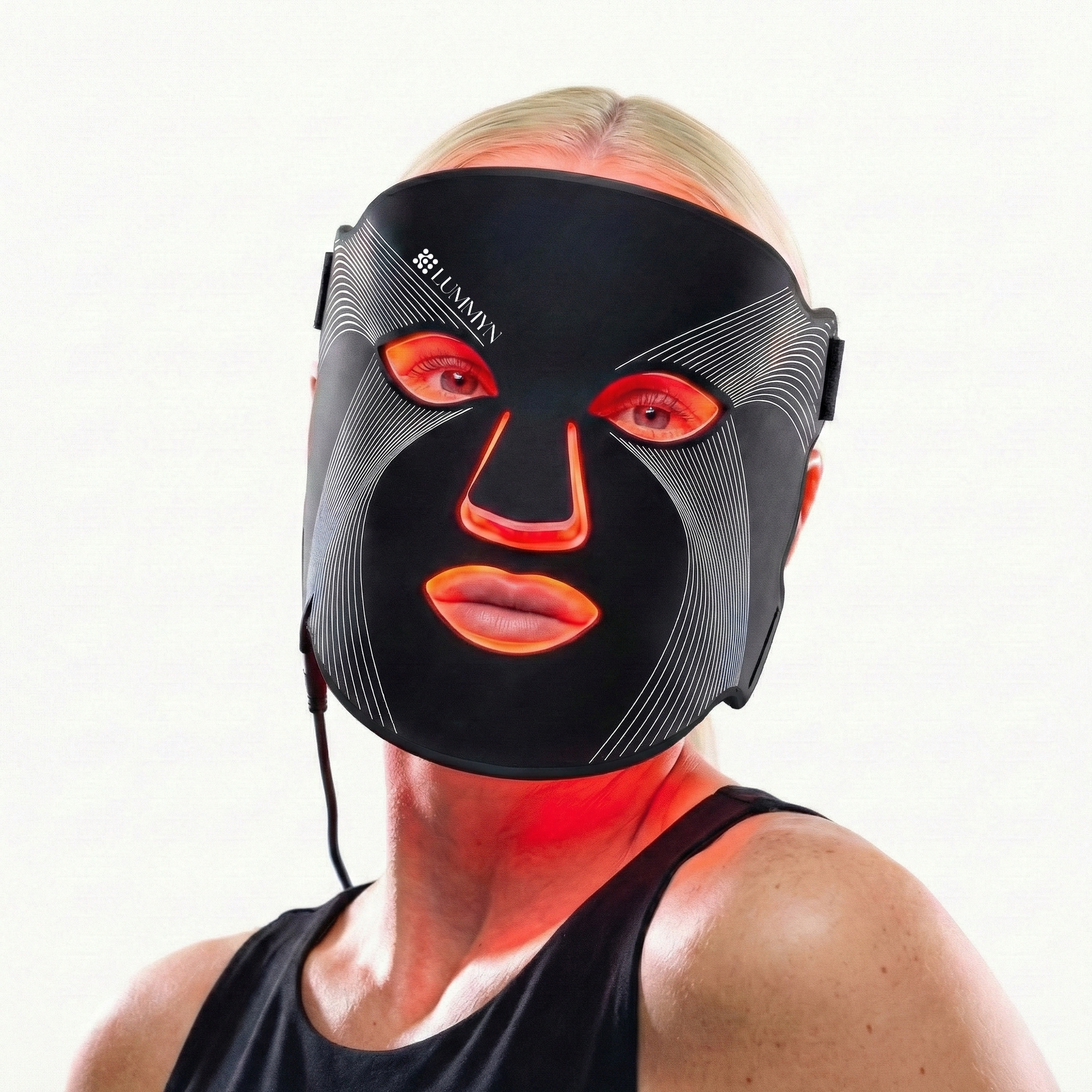 LUMMYN LED Zwart Masker